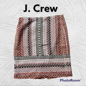J. Crew multicolour skirt size 10